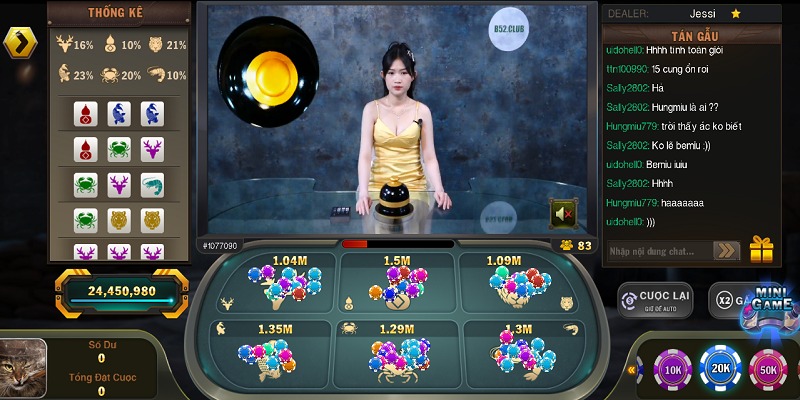 Bầu Cua Live là phiên bản kết hợp giữa truyền thống và hiện đại