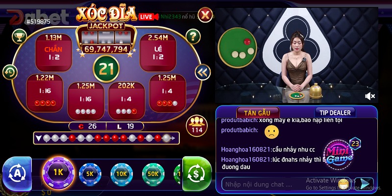 Xóc đĩa live là phiên bản game hiện đại, mới mẻ
